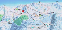 St Luc - Chandolin Ski Trail Map