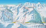 St Moritz Diavolezza Lagalb Ski Trail Map 