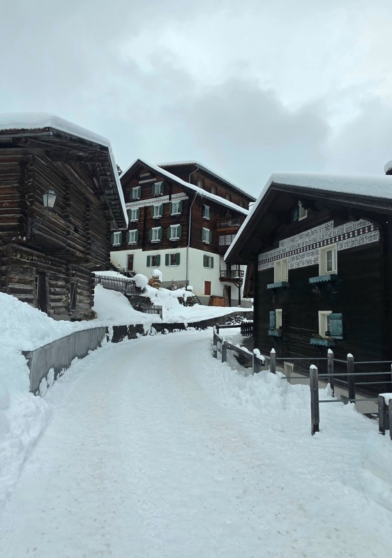 Tschiertschen village road