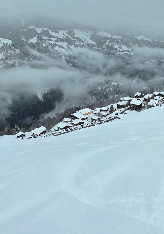 Car park powder run