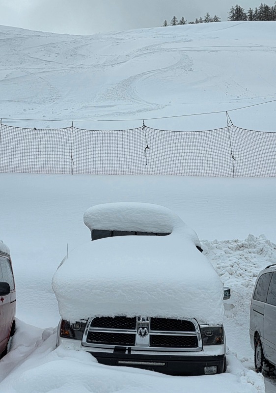 Ski-in car park excellence