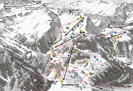 Tschiertschen Ski Trail Map