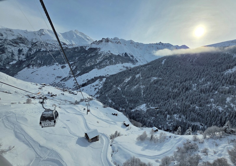Gondola is free at Vals ski resort