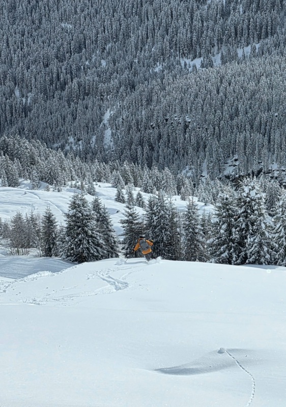Off-piste at Vals