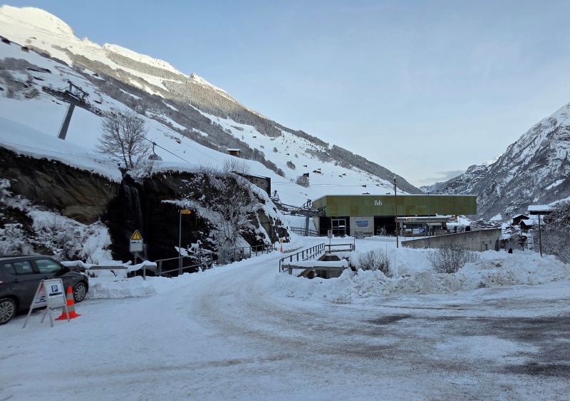 Vals ski resort base