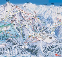 Verbier Ski Trail Map