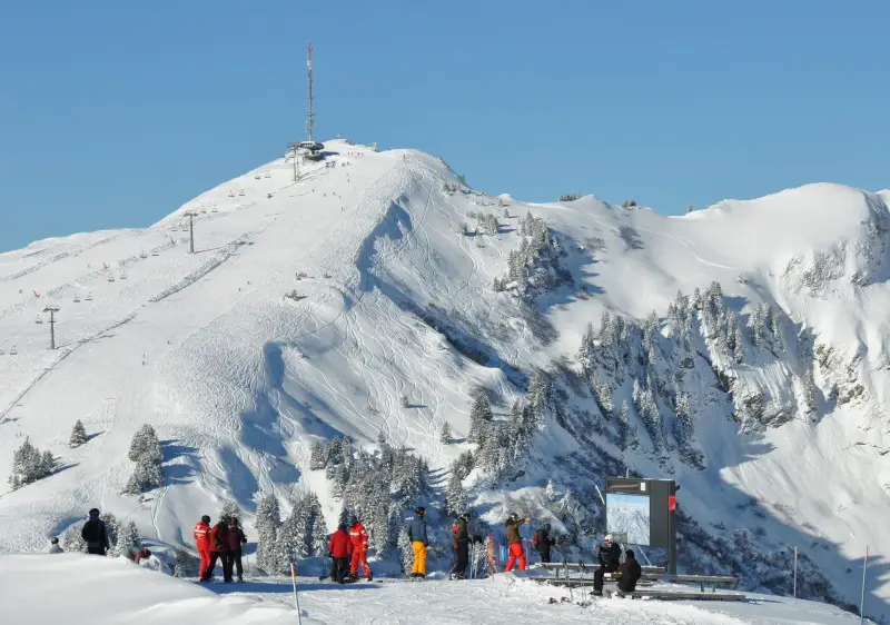 Villars Gryon Diablerets ski resort has some stellar terrain including the Grand Chamossaire