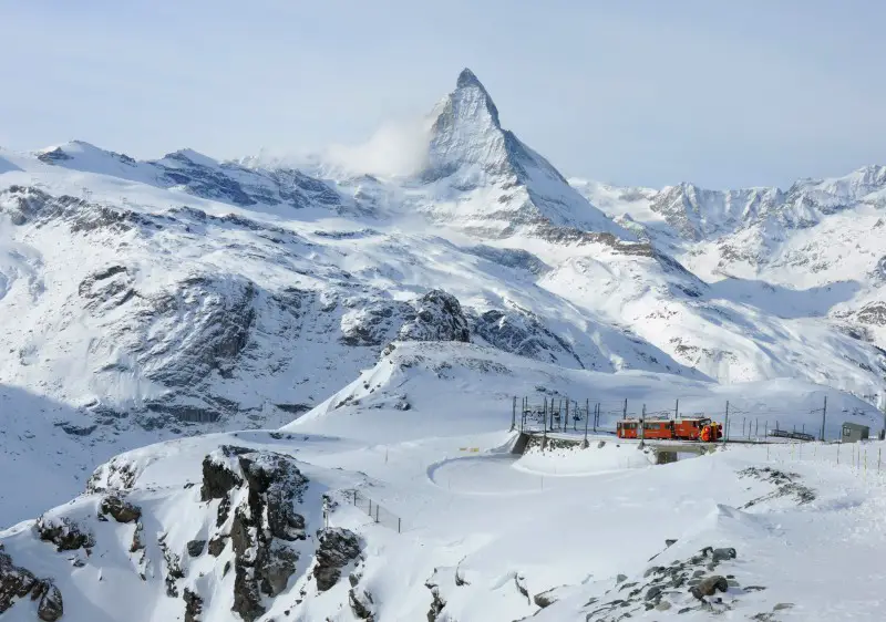 Matterhorn, Gornergrat train, piste trail, fresh snow - says it all. Zermatt is awesome!