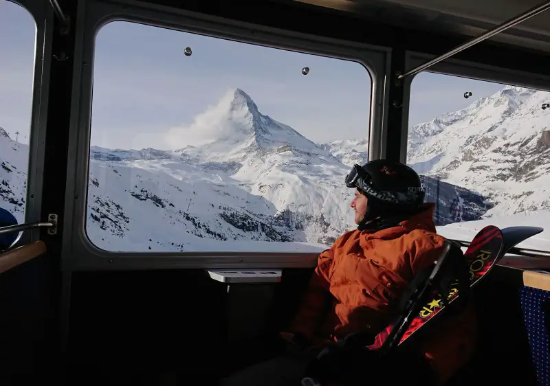 Trains get you to amazing places in Switzerland