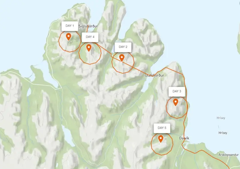 The Peaks of Siglufjörður Ski Tour
