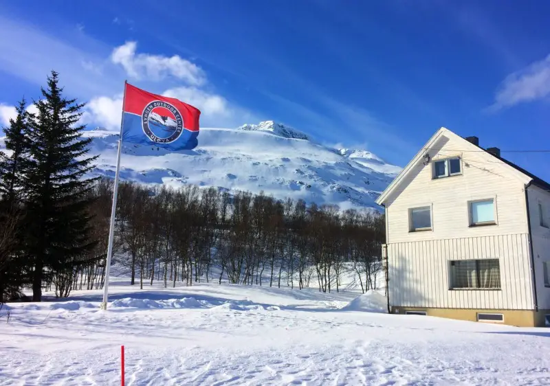 Lyngen Outdoor Center on the island of Uløya in northern Norway