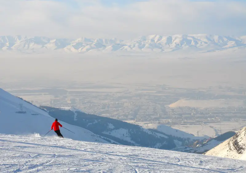 Ejder 3200 ski resort in the Palandöken sector above the city of Erzurum