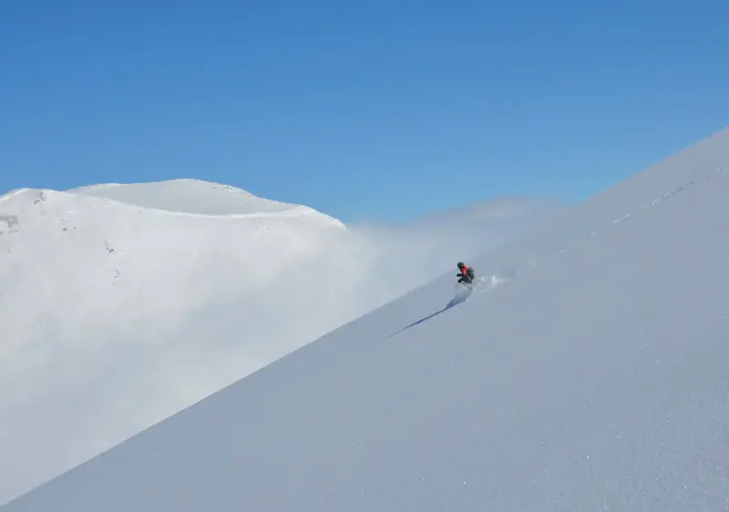 Powder skiing at Erciyes, the premier ski resort in Türkiye