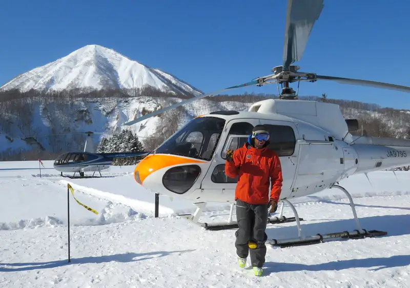 Heli Skiing in Japan