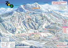Zao Onsen Ski Trail Map