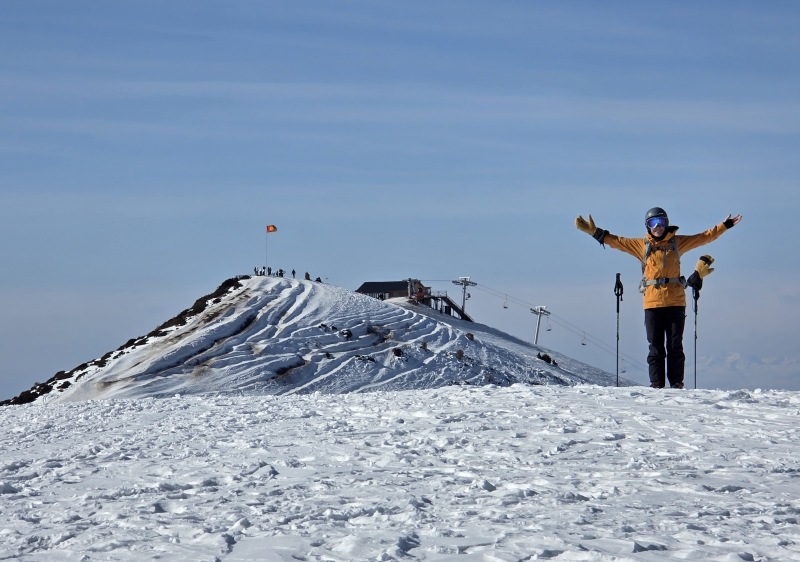 Top of the alpine off-piste