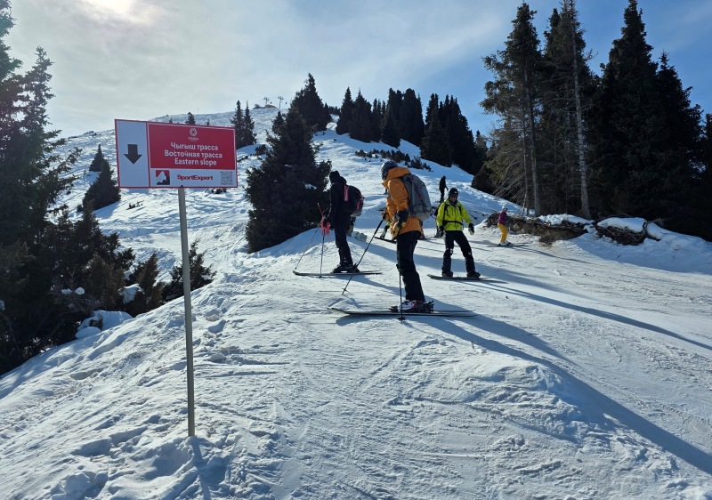Difficult piste 
