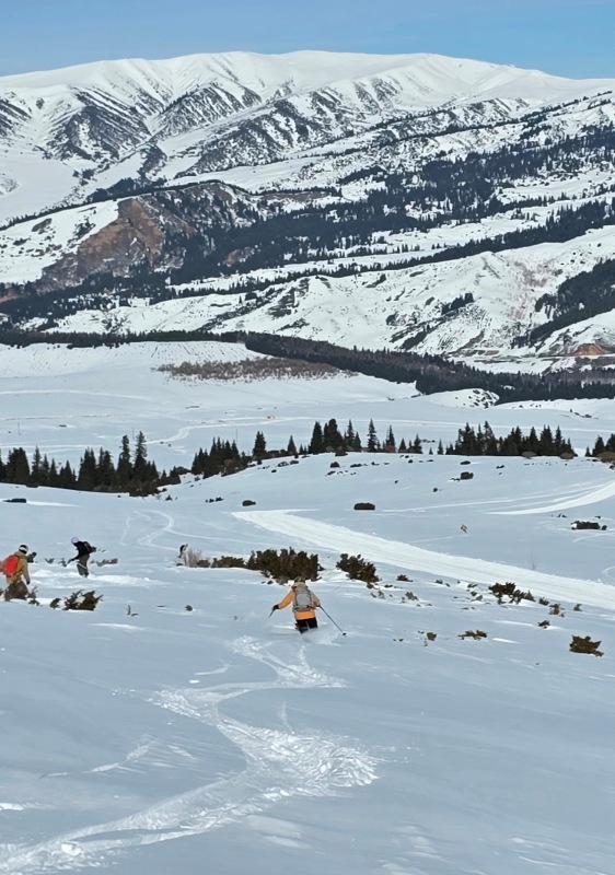 More cat skiing