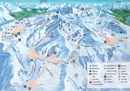 Treble Cone Trail Map