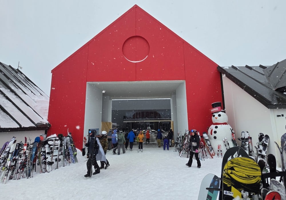 Cardrona base is very popular!