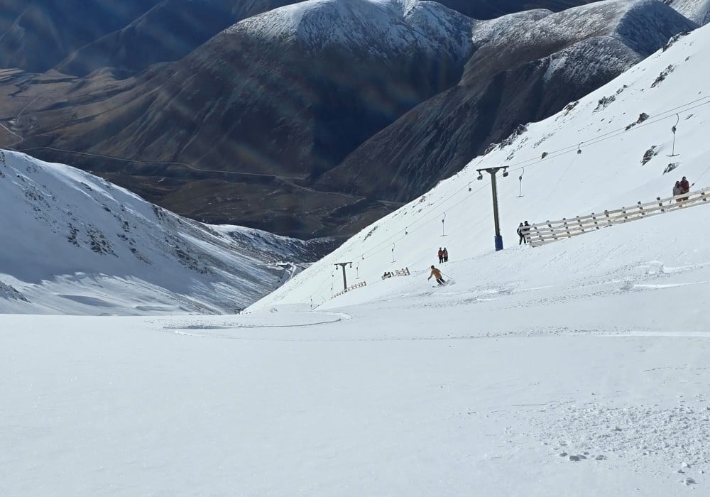 Sundance lift line being pillaged