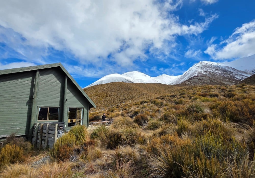 Porters Lodge well below the snow line in 'Midgeville'.