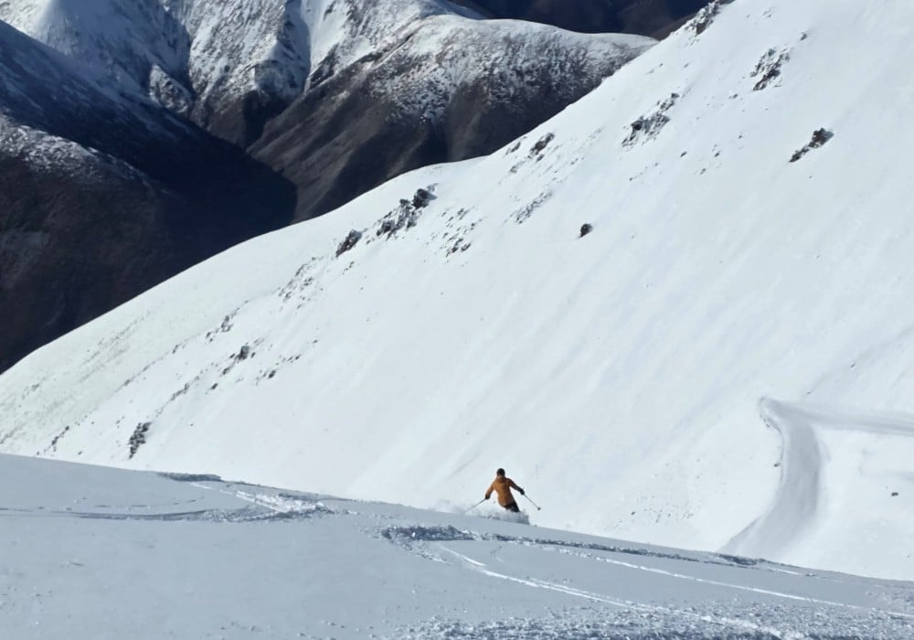 Fresh tracks at Porters