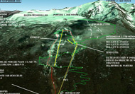 Perito Moreno Piste Trail Map