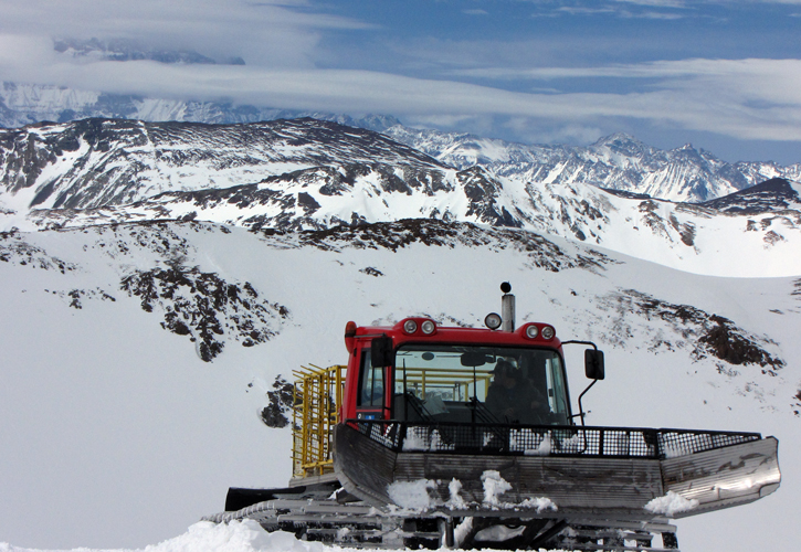 Ski Arpa is high elevation snow cat skiing in the Andes