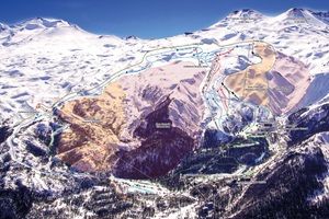 Nevados de Chillan Ski Trail Map