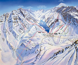Portillo Ski Trail Map