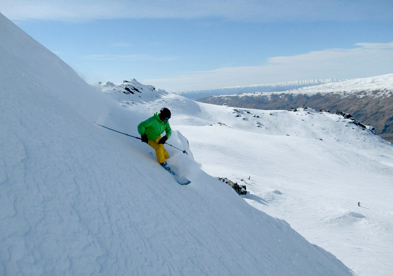 Ski Broken River Club Field, New Zealand