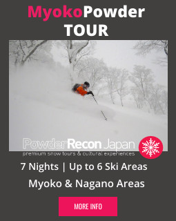 Myoko Kogen Powder Packages