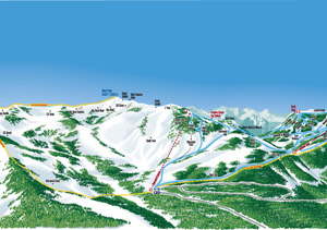 Alpine Meadows Back-Side Trail Map