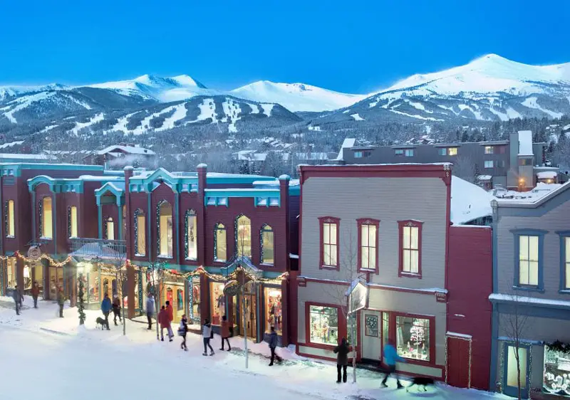 The town of Breckenridge Colorado