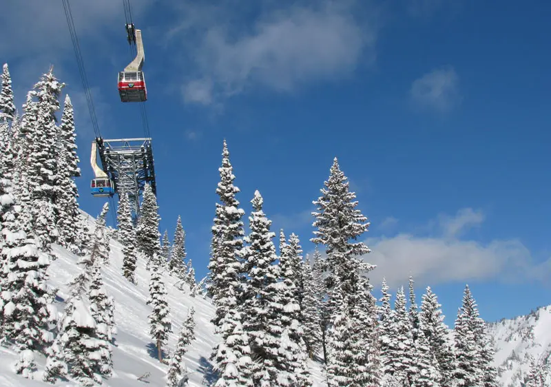 Snowbird aerial tram is a signature feature of Snowbird