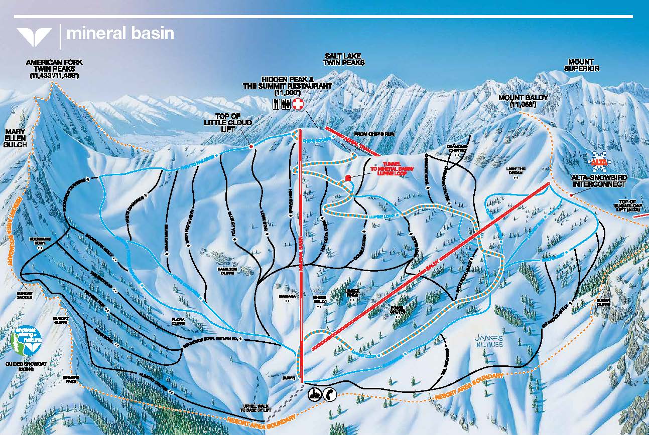 Trail Map MineralBasin 