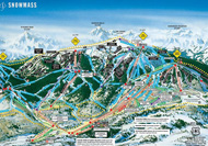 Snowmass Piste Trail Map