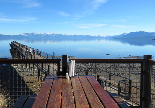 Lakeside dining at Tahoe City