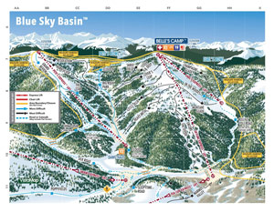 Vail Bluesky Trail Map