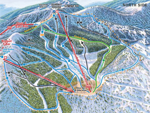 Whitefish Northside Trail Map