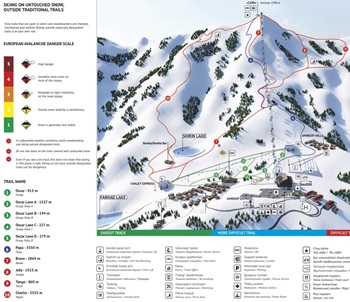 Amirsoy Ski Trail Map