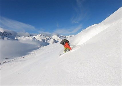 Ovit Mountain Backcountry Snowmobile Skiing